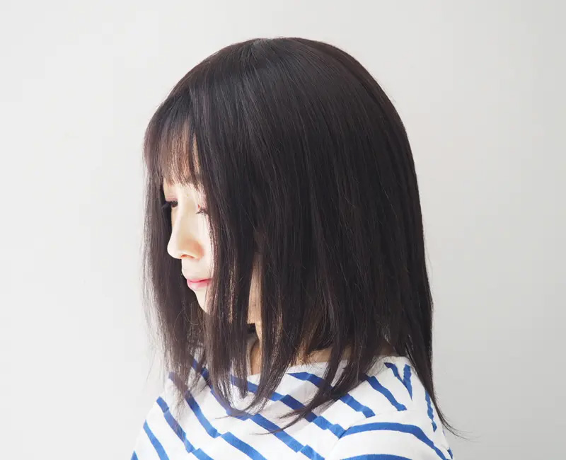 通気性リアルスキンワイド/ヘアピース/イメージ