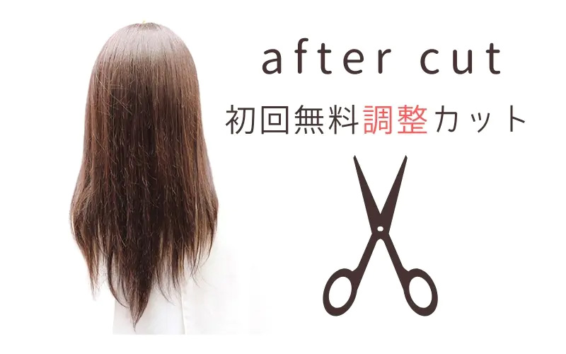 医療用ウィッグ/初回カットが無料