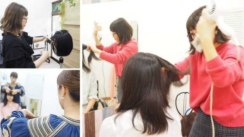 医療用ウィッグ/熟練の美容師が調整