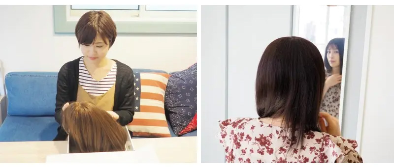 医療用ウィッグ/その人にあった調整