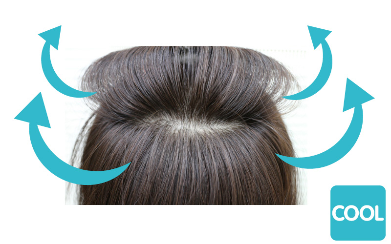 ウィッグの通気性