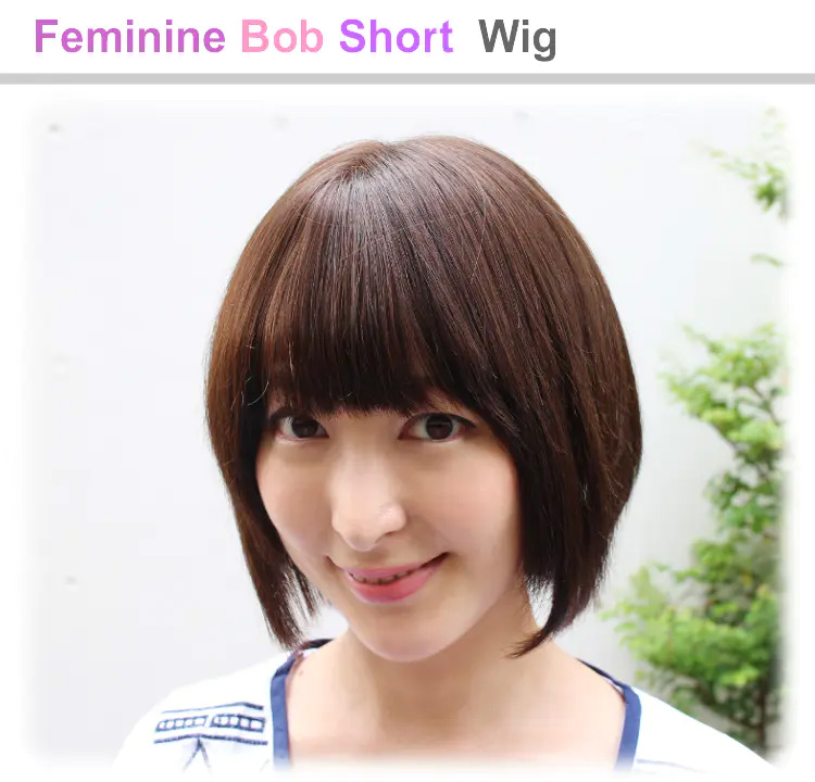 フェミニンボブショート