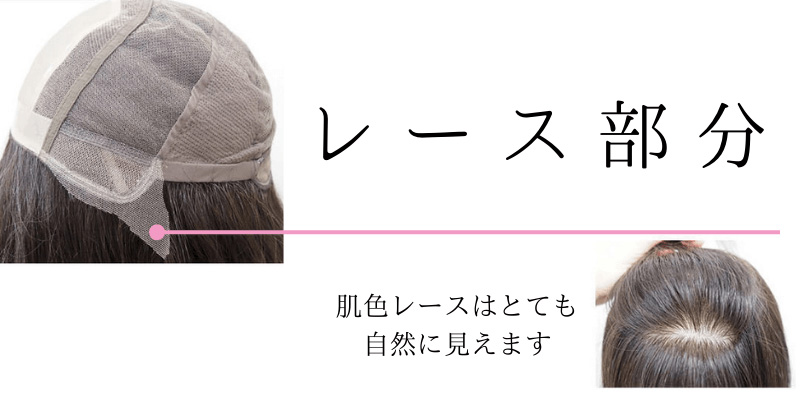 医療用ウィッグ/おでこをしっかり出す