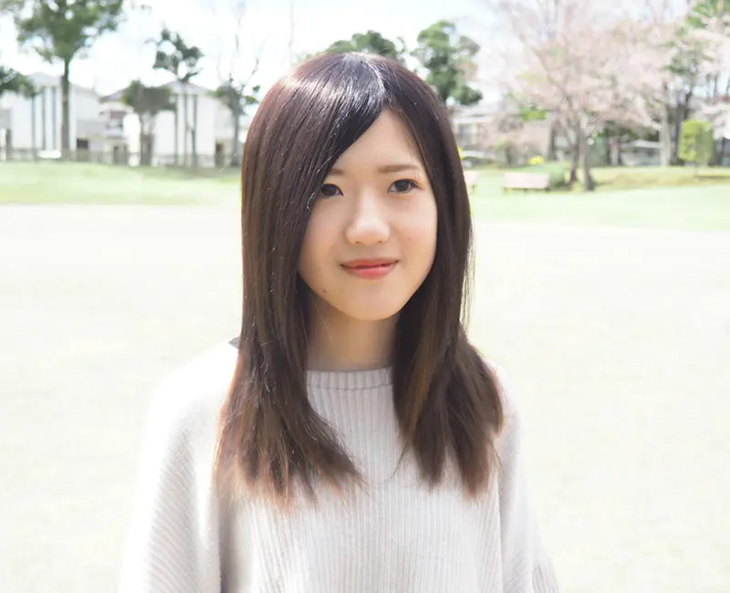ヘアピースの前髪/長め