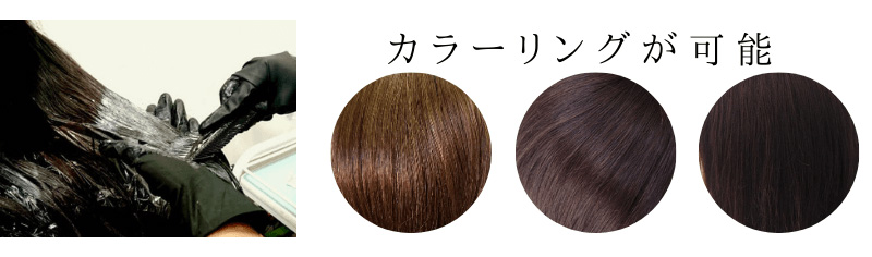 ヘアピースのカラー