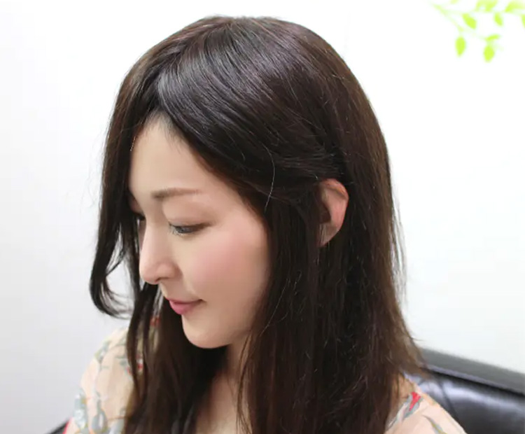 ふんわり髪つむじ ヘアピース2Lイメージ3