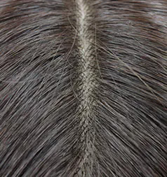 センターウレタンハーフウィッグ