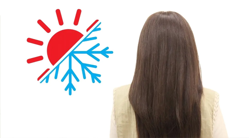 人毛の医療用ウィッグ/温度調整が楽 人毛の医療用ウィッグ/温度調整が楽