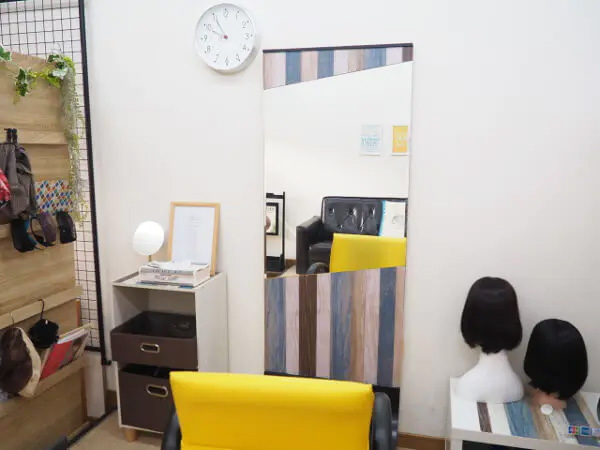 医療用ウィッグあっちパパ店舗の様子1 医療用ウィッグあっちパパ店舗の様子1