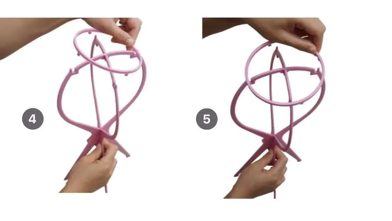 ウィッグスタンドの組み立て方2