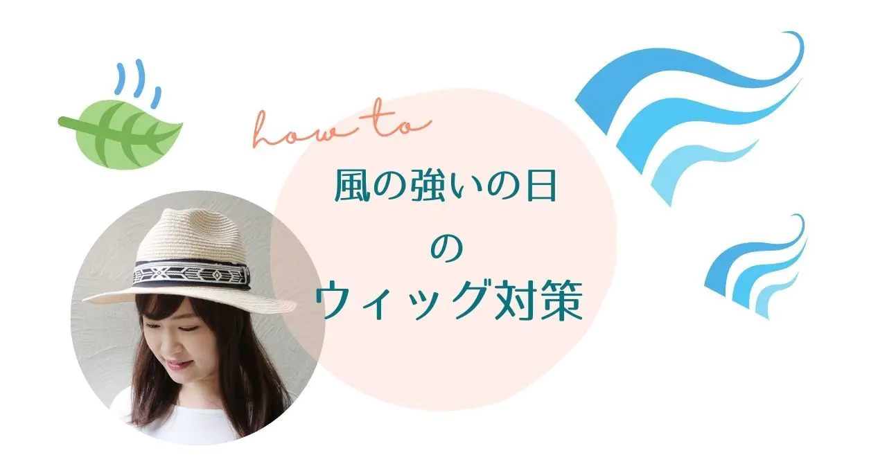 医療用ウィッグ/風の強い日